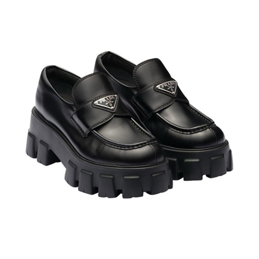 Prada Monolith Loafers